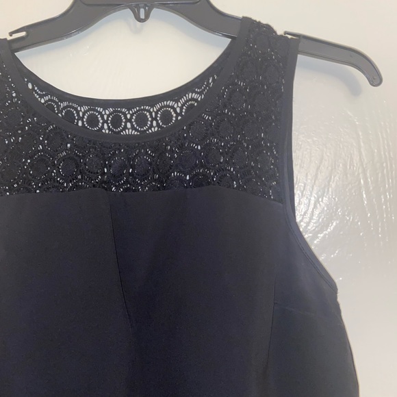 Black Mini Dress with Pockets - Picture 6 of 8